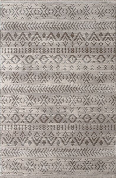 Artemis Halı Gina - 03079A - Krem Gri Polyester Halı