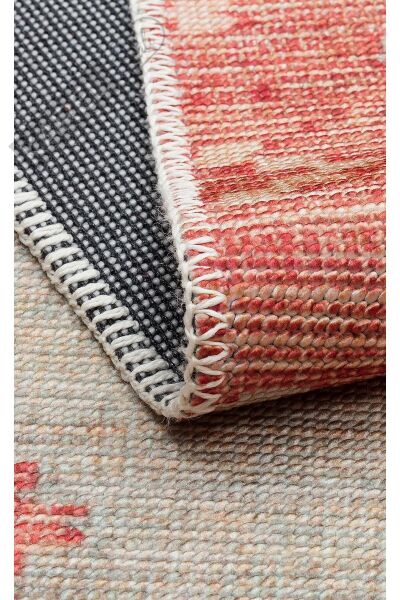 ELISTA ELS 101 CREAM MULTY  Vintage Desenlere Sahip Kaydırmaz Yıkanabilir Modern Halı
