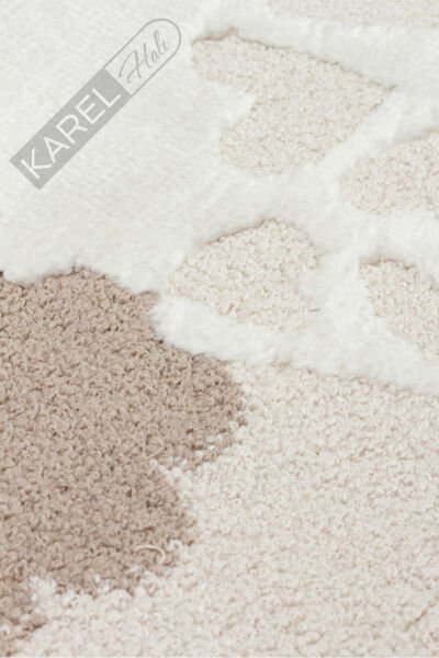 Bambino BMB02 Krem Multi Pastel Renkli Kuzu Temalı Hav ve Toz Vermeyen Çocuk Halısı