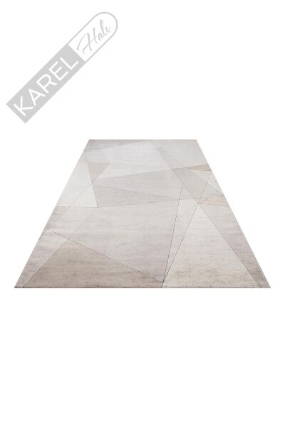 MERANO MRN 07 CREAM GOLD Geometrik Desenli Yüksek Kalite Sık Dokuma Salon Halısı