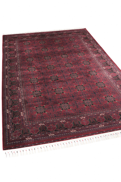 Apex Halı Burj 8731 Bordo İpek Premium Halı