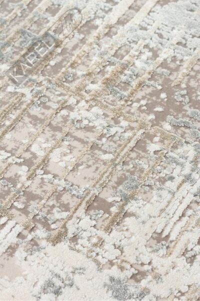 FRESCO FS 36 CREAM BEIGE XW Yüksek Alçak Dokulu Özel Işıltılı Yüksek Kaliteli Sık Dokuma Modern Sal