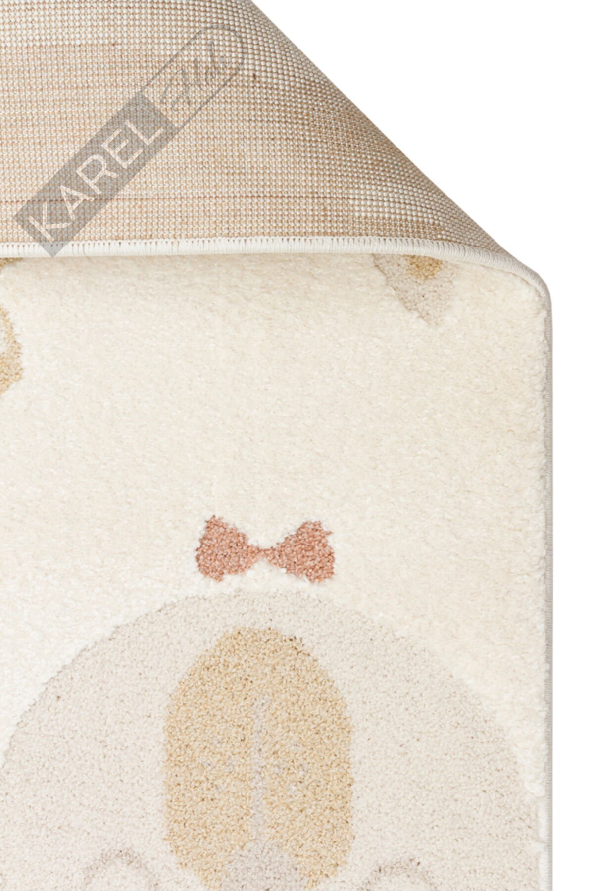 Piccolo PCL04 Krem Multi Pastel Renkli Hayvan Temalı Hav ve Toz Vermeyen Çocuk Halısı