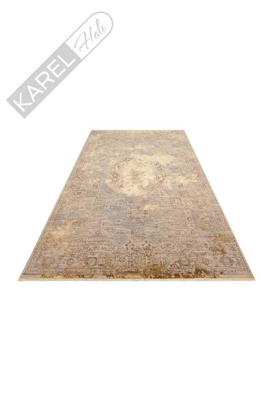 LA PAZ LPZ 03 CAMEL Yüksek Alçak Dokulu Yüksek Kaliteli Sık Dokuma Modern Salon Halısı