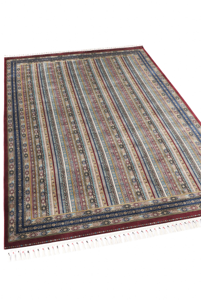 Apex Halı Burj 8741 Bordo İpek Premium Halı