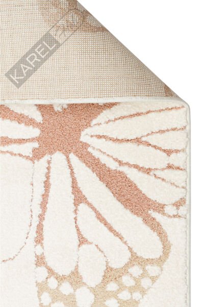Piccolo PCL03 Krem Multi Pastel Renkli Kelebek Temalı Hav ve Toz Vermeyen Çocuk Halısı