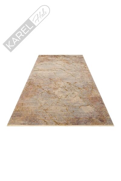 LA PAZ LPZ 01 CAMEL Yüksek Alçak Dokulu Yüksek Kaliteli Sık Dokuma Modern Salon Halısı