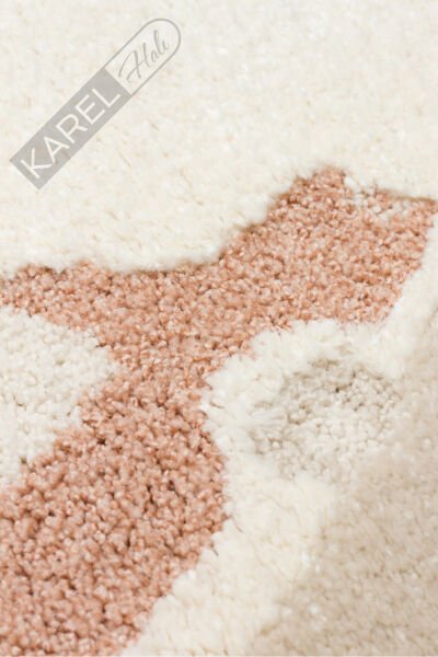 Piccolo PCL01 Krem Multi Pastel Renkli Araba Temalı Hav ve Toz Vermeyen Çocuk Halısı