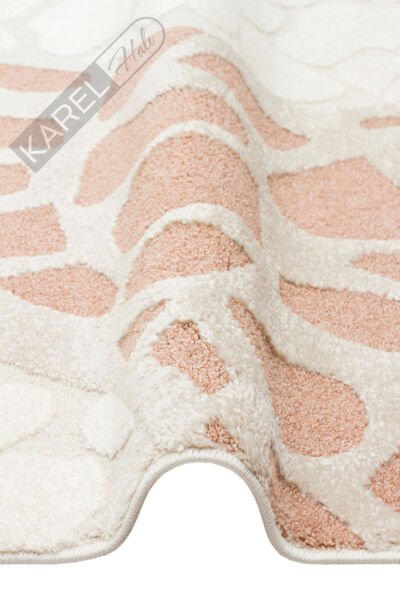 Piccolo PCL08 Krem Multi Pastel Renkli Zebra Temalı Hav ve Toz Vermeyen Çocuk Halısı