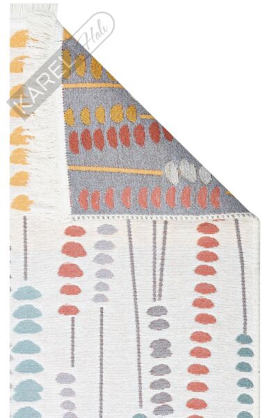 ARYA AR 34 MULTY Yıkanabilir Çift Taraflı Modern Desenli Dokuma Kilim