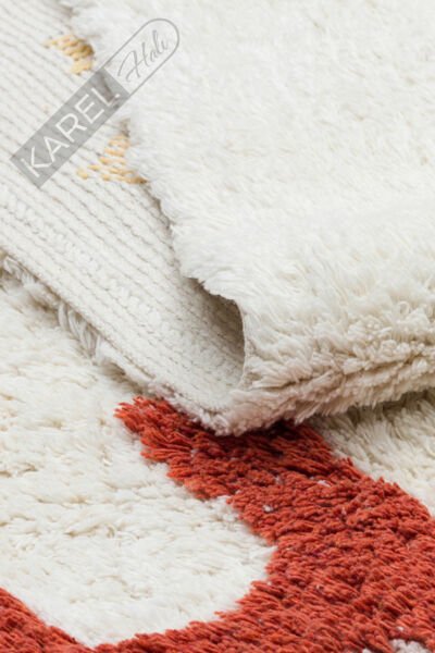 COTTON BOON XW CBN 05 MULTY XW Yıkanabilir Kaymaz Tabanlı Naturel Pamuk Bebek Halısı