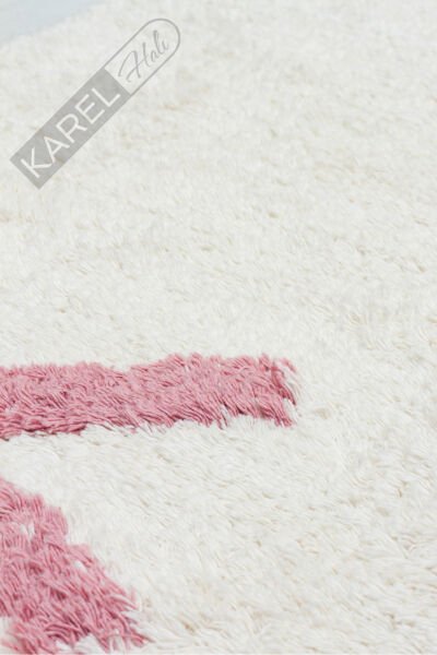 COTTON BOON XW CBN 05 MULTY XW Yıkanabilir Kaymaz Tabanlı Naturel Pamuk Bebek Halısı