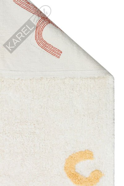 COTTON BOON XW CBN 05 MULTY XW Yıkanabilir Kaymaz Tabanlı Naturel Pamuk Bebek Halısı