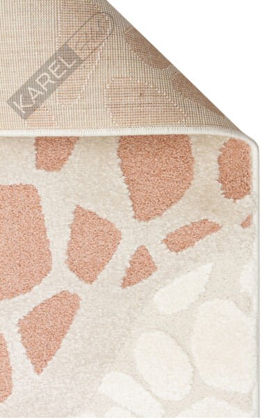 Piccolo PCL08 Krem Multi Pastel Renkli Zebra Temalı Hav ve Toz Vermeyen Çocuk Halısı