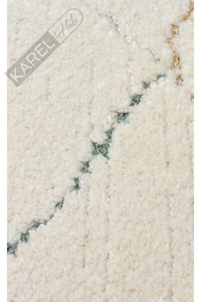 Piccolo PCL05 Krem Pastel Renkli Hav ve Toz Vermeyen Çocuk Halısı