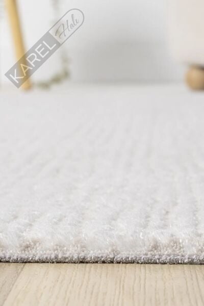 Seyran Halı Roma 429 Krem Akrilik Saçaklı Premium Halı