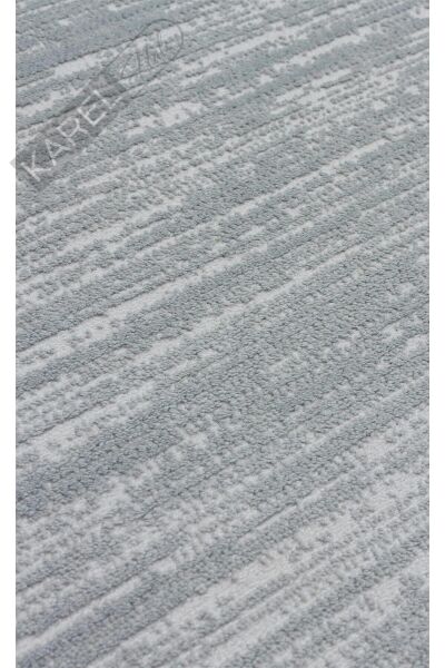 LAGOS XW LGS 19 LIGHT GREY XW Hav Toz Vermez Eskitme Desenli Modern Makine Halısı