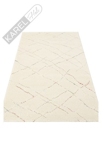 Piccolo PCL05 Krem Pastel Renkli Hav ve Toz Vermeyen Çocuk Halısı
