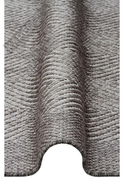Mono Mno 02 Grey Hav Toz Vermez Kaymaz Tabanlı Şık Kilim