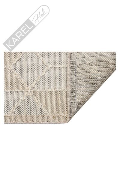 SOHO SH 03 BEIGE Hav Toz Vermez Hasır Dokuma Modern Makine Halısı