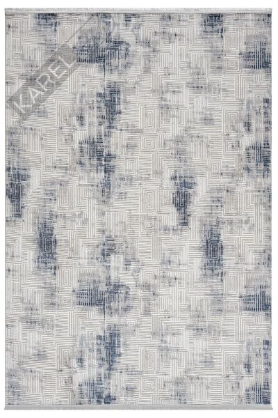 Seyran Halı Roma 426 Mavi Akrilik Saçaklı Premium Halı