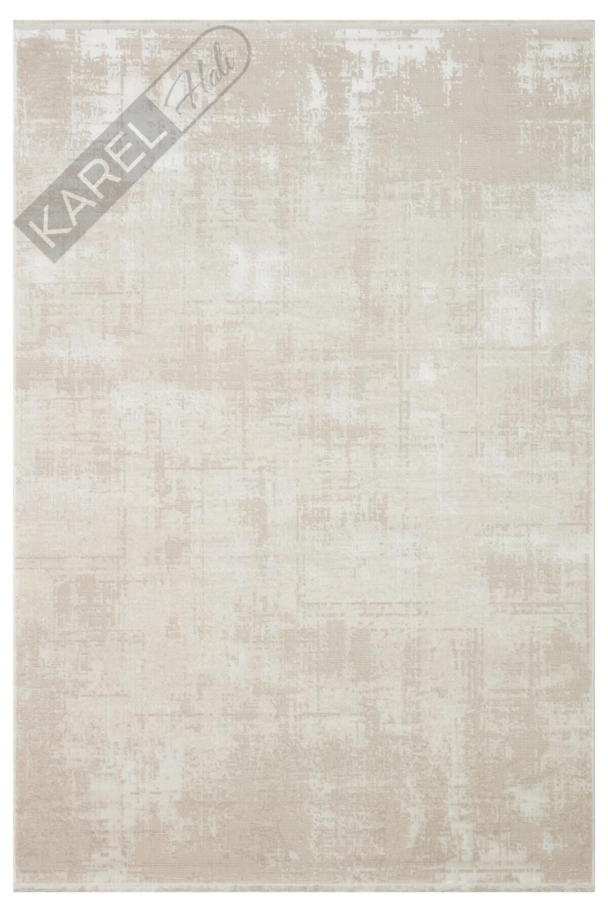 LEONA LNA 01 CREAM Yumuşak Tuşeli Hav Toz Vermez Modern Makine Halısı