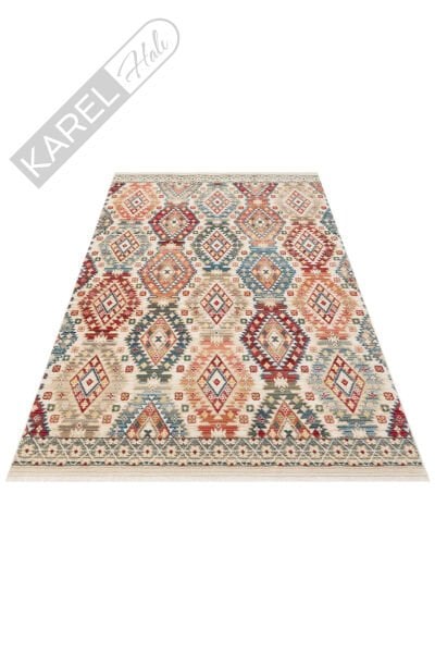 Kybele KYB07 Multy Sıcak Renk Tonlu Otantik Makine Halısı