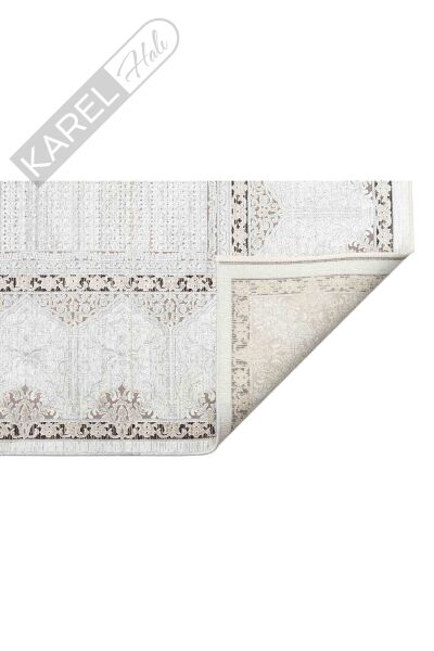 MAHAL MHL 07 CREAM GOLD  Modern Desenli Yüksek Kalite Sık Dokuma Salon Halısı