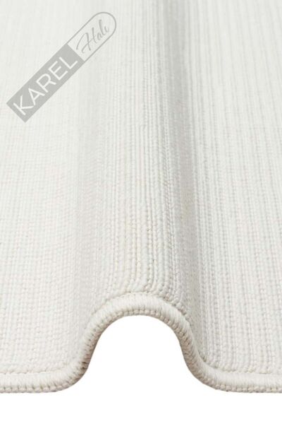 BALI JUTE BLJ 02 WHITE Jüt Dokulu Hav Toz Vermeyen Modern Halı
