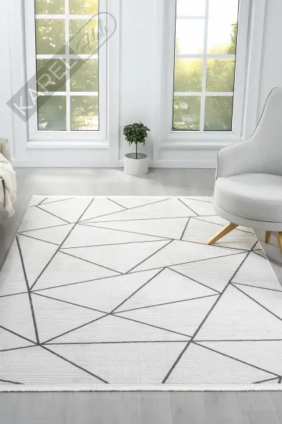 Seyran Halı Vista 5112 Antrasit Akrilik Halı