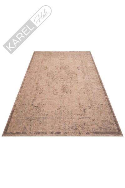 LIZA KILIM XW LIZ 06 VIZON XW Hav Toz Vermez Kaymaz Tabanlı Yıkanabilir Düz Renk Kilim