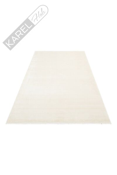 LUGANO LUG PLAIN CREAM Yüksek Kalite Sık Dokuma Salon Halısı