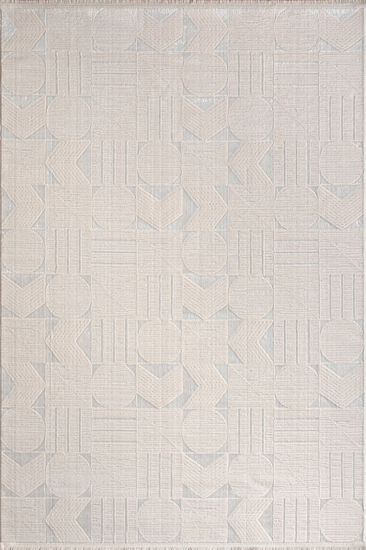 Artemis Halı Gina - 03074A - Krem Krem Polyester Halı