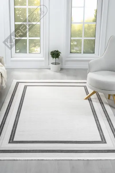 Seyran Halı Vista 5113 Antrasit Akrilik Halı