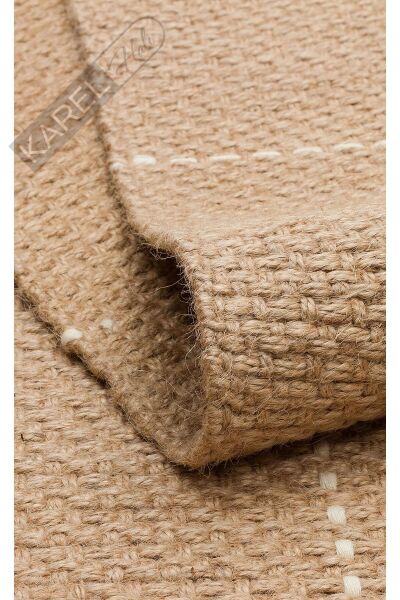 DELHİ DLH 01 WHITE  Jüt ve Pamuk ile Üretilen Çift Taraflı Modern Kilim