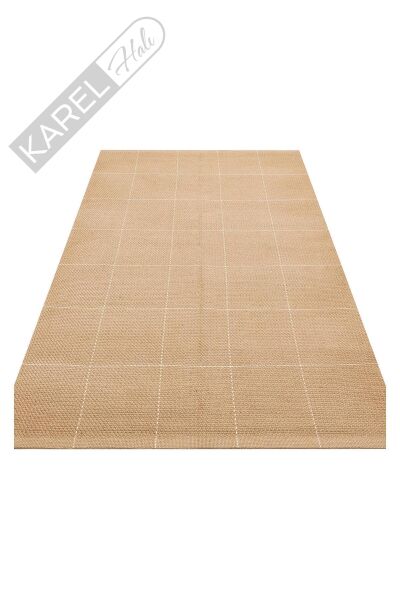 DELHİ DLH 01 WHITE  Jüt ve Pamuk ile Üretilen Çift Taraflı Modern Kilim