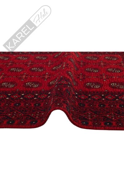 Afgan / Yağcıbedir Desenli Hav Toz Vermez Yıkanabilir Kaymaz İnce Dokuma Halı