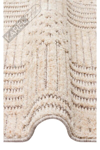 JOY JOY 05 BEIGE GOLD  Hav Toz Vermeyen Yumuşak dokulu Modern Makine Halısı