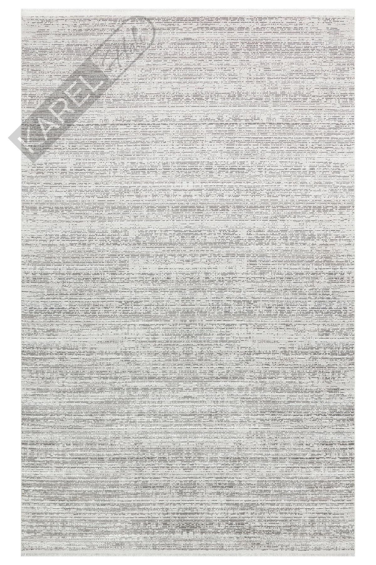 SATEEN ST 101 D.GREY XW Hav Toz Vermez Yıkanabilir Kaymaz İnce Dokuma Modern Halı
