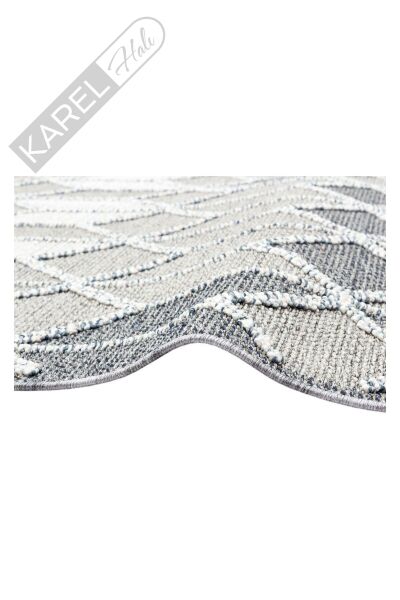 SOHO SH 03 GREY  Hav Toz Vermez Hasır Dokuma Modern Makine Halısı