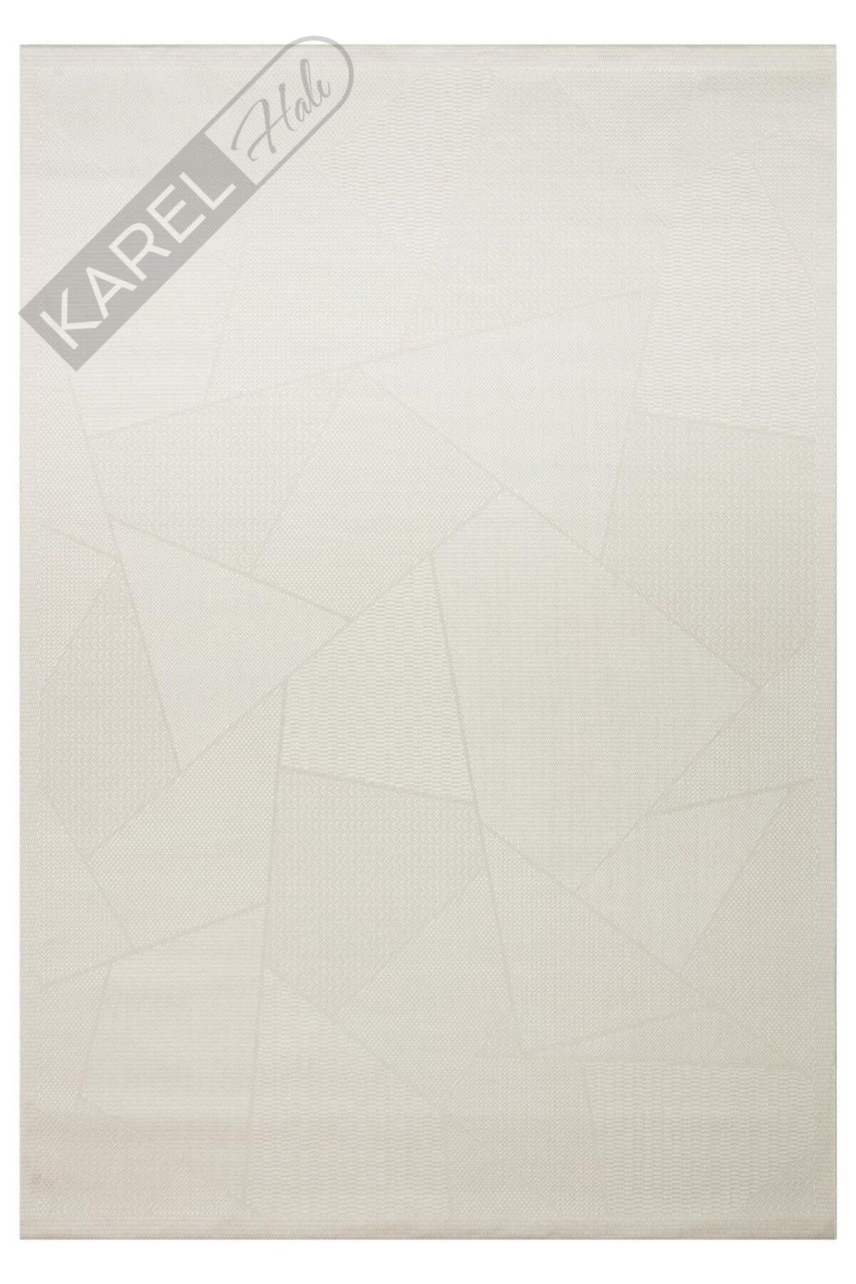 MONO LUX MNO LUX 01 VIZON Kaymaz Tabanlı Modern Desenlere Sahip İnce Halı