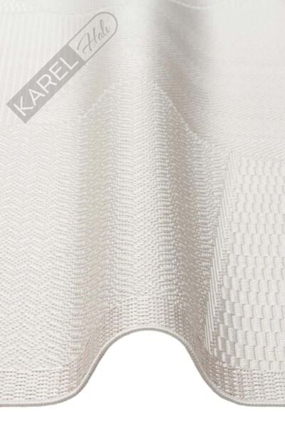 MONO LUX MNO LUX 01 VIZON Kaymaz Tabanlı Modern Desenlere Sahip İnce Halı