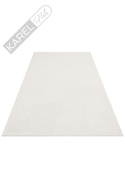 MONO LUX MNO LUX 01 VIZON Kaymaz Tabanlı Modern Desenlere Sahip İnce Halı