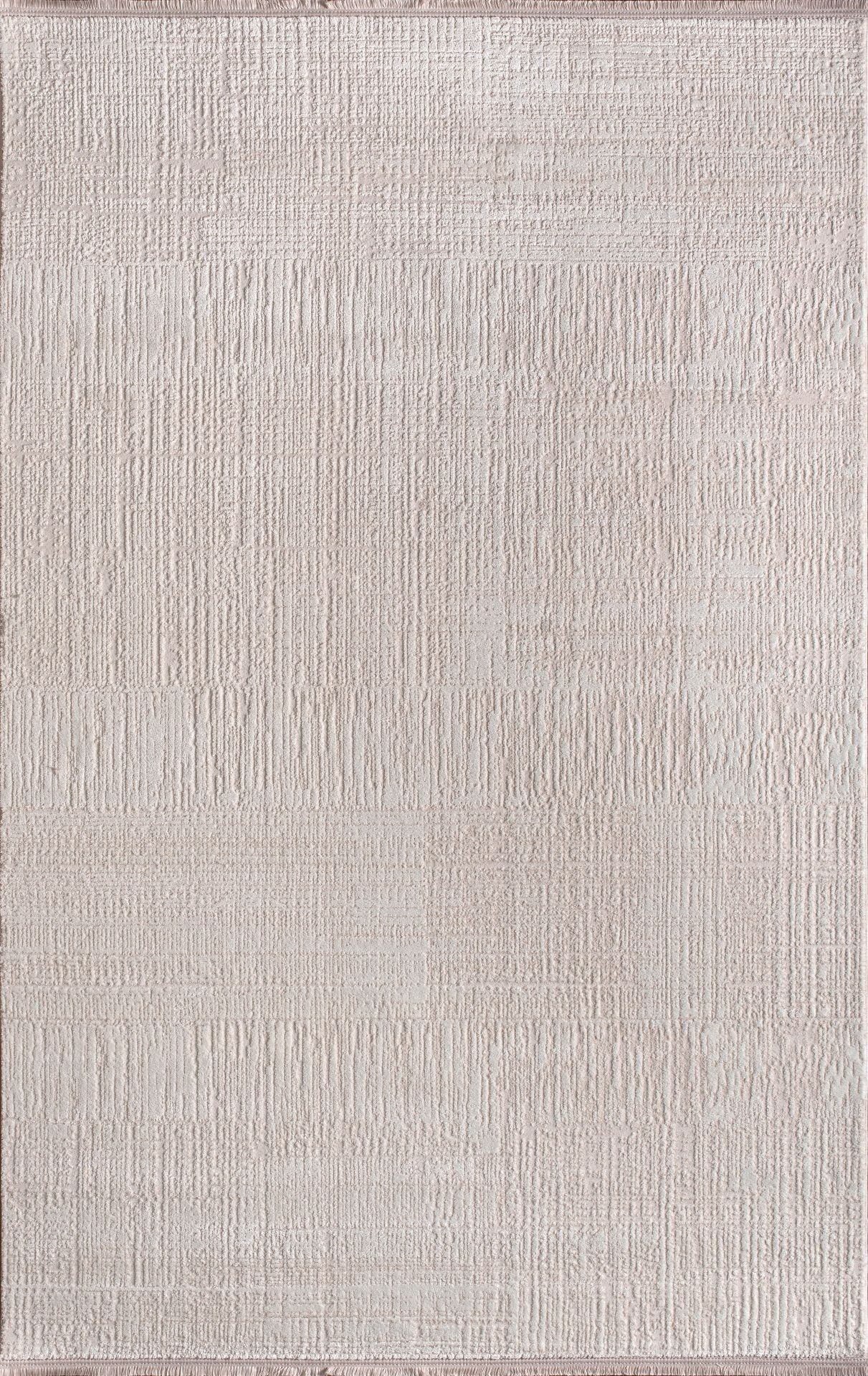 Artemis Halı Samoa - 02964A - Krem Krem Saçaklı Akrilik Halı