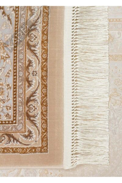 PERSIAN PER 01 BEIGE Klasik Desenli Yüksek Kalite Sıkı ve İnce Dokuma Yaklaşık 3 Milyon Point Makin