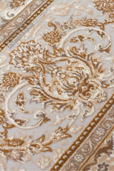PERSIAN PER 01 BEIGE Klasik Desenli Yüksek Kalite Sıkı ve İnce Dokuma Yaklaşık 3 Milyon Point Makin