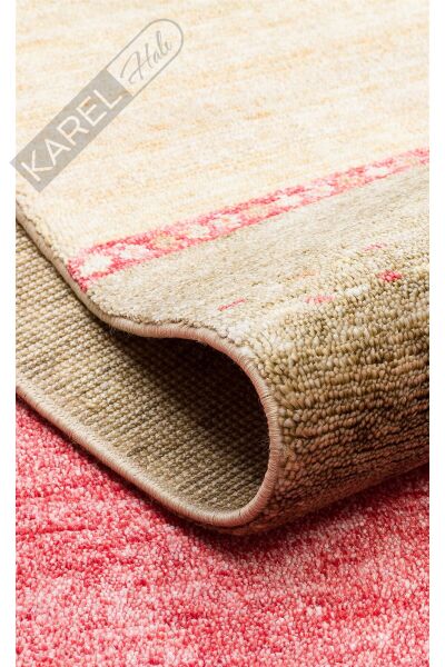 Zara Zr 11 Red Autumn Otantik Desenli Özel Hav Vermeyen Ve Kolay Temizlenebilir Bambu Viskon