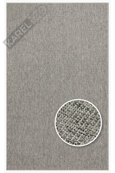 Sisal Halı Vnt 2705 Grey Iç Ve Dış Mekan Kullanımına Uygun Sisal