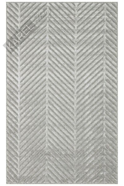 ZENITH ZNT 04 GREY  Yüksek Alçak Dokulu Naturel Yün ve Viskon Modern Dokuma Halı