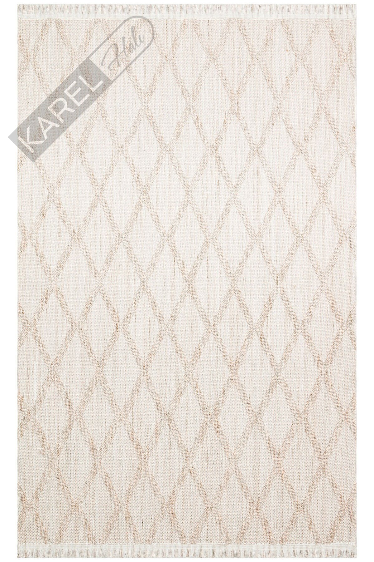 Cozy Czy 04 Beige Hav Toz Vermez Modern Örgü Dokuma Makine Halısı